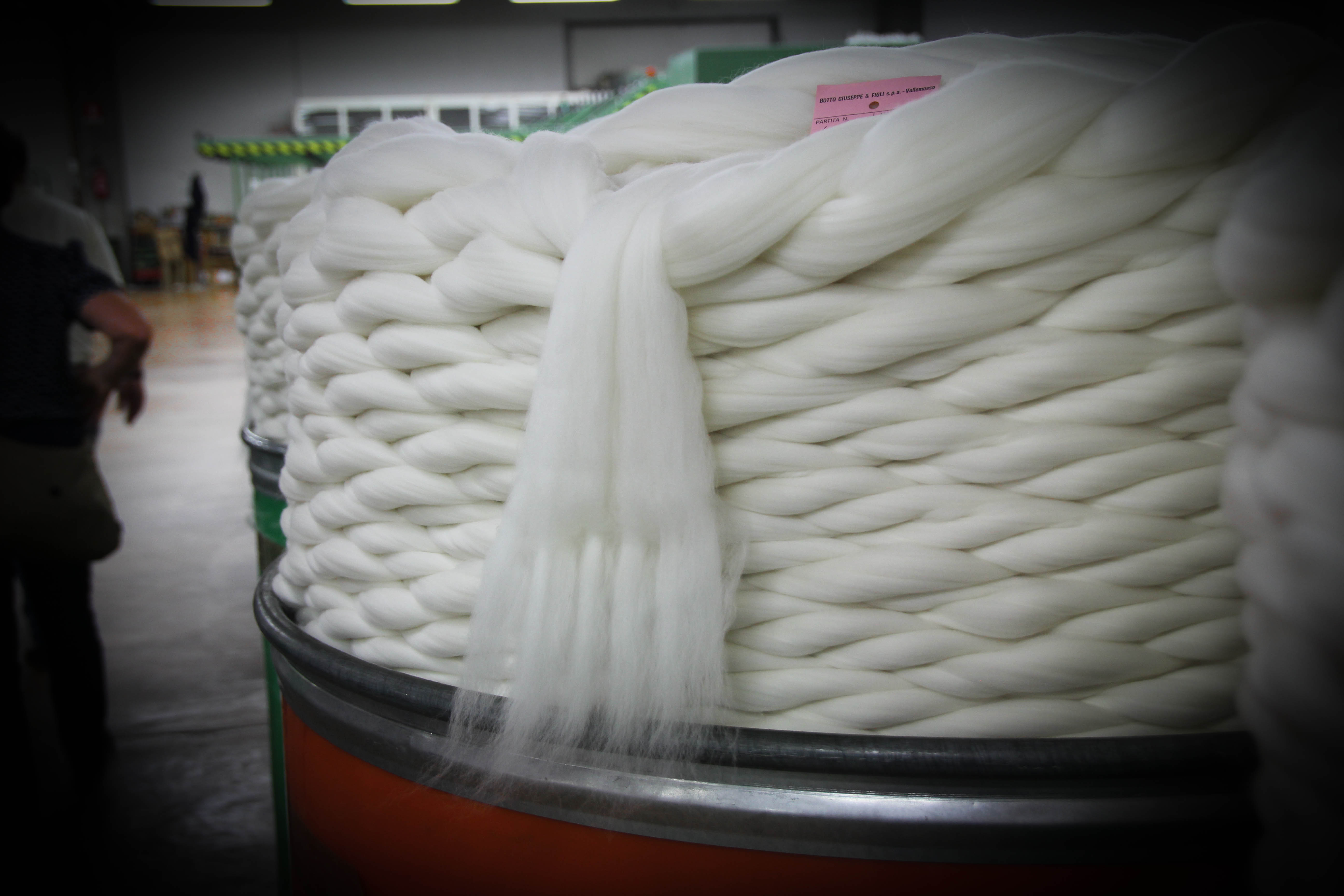 The wool is then processed and made into many different quality products