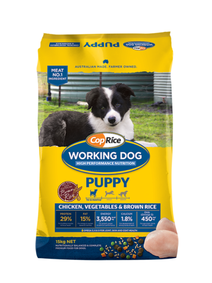 CopRice Working Dog Food – Puppy 15kg