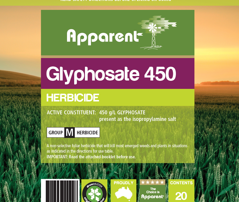 Apparent Glyphosate 450 20Ltr
