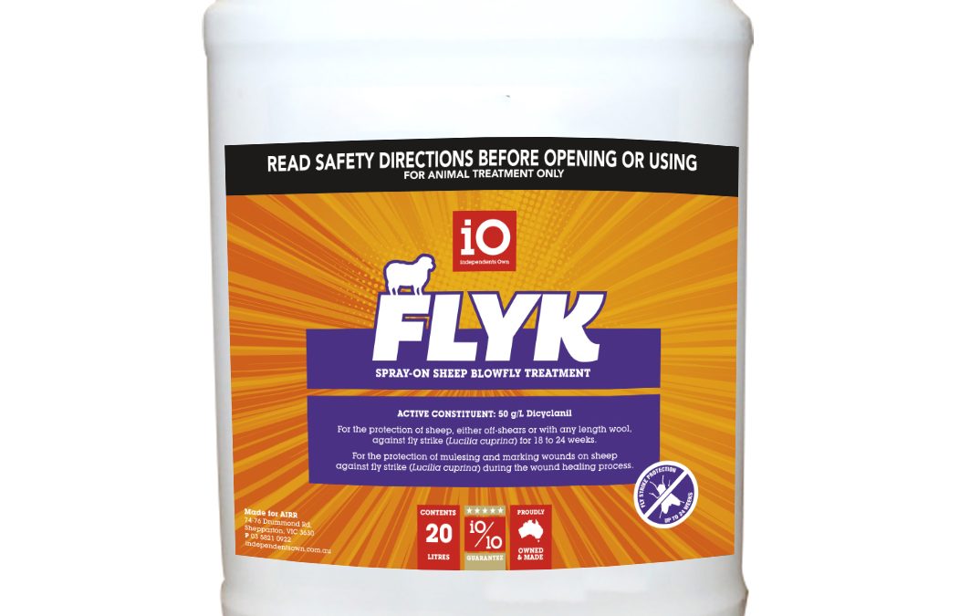 iO FLYK Spray-On Sheep Blowfly Treatment