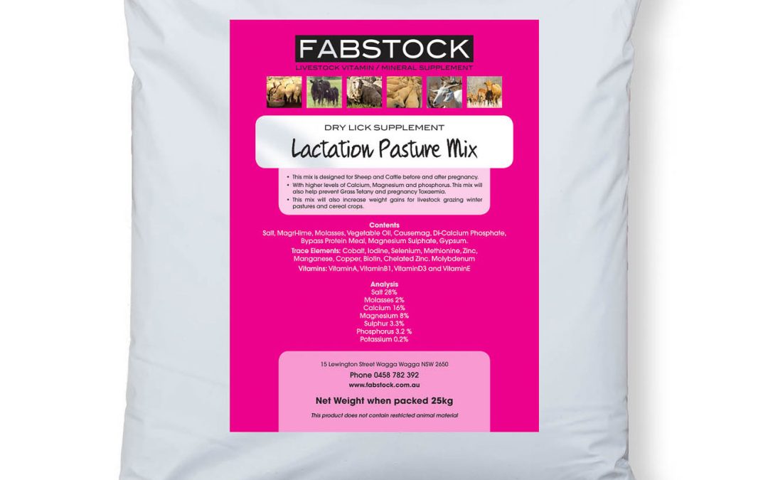 Fabstock Lactation Pasture Mix